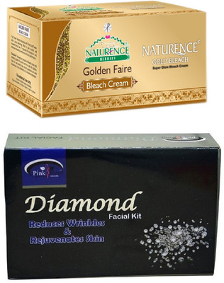 

Pink Root DIAMON KIT 83G WITH NATURENCE GOLD BLEACH 200G(Set of 2)
