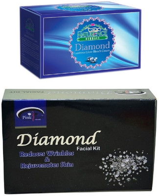 

Pink Root DIAMON KIT 83G WITH NATURENCE DIAMOND BLEACH 200G(Set of 2)