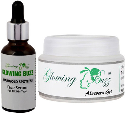 

Glowing Buzz Cobo of marigold gel and marigold face serum(Set of 2)