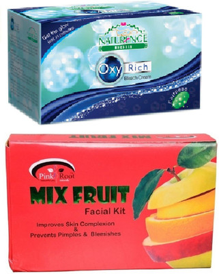 

Pink Root MIX FRUIT KIT 83G WITH NATURENCE OXY RICH BLEACH 230G(Set of 2)