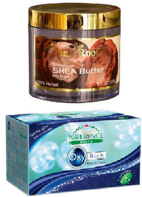 

Pink Root SHEA BUTTER CREAM 100G WITH NATURENCE OXY RICH BLEACH 230G(Set of 2)