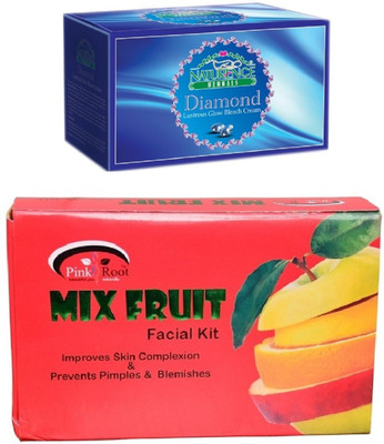 

Pink Root MIX FRUIT KIT 83G WITH NATURENCE DIAMOND BLEACH 200G(Set of 2)