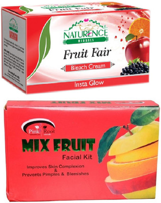 

Pink Root MIX FRUIT KIT 83G WITH NATURENCE FRUIT BLEACH 200G(Set of 2)