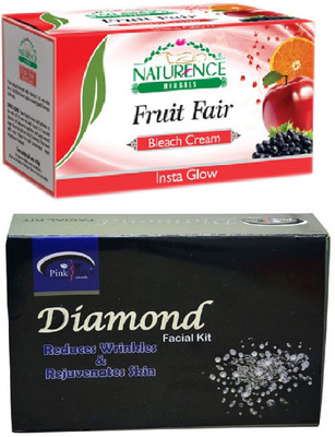 

Pink Root DIAMON KIT 83G WITH NATURENCE FRUIT BLEACH 200G(Set of 2)
