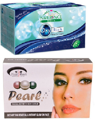 

Pink Root PEARL KIT 83G WITH NATURENCE OXY RICH BLEACH 230G(Set of 2)