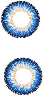 

TruOm Blue Eye Contact Lens Monthly Monthly Contact Lens(0, Blue, Pack of 2)