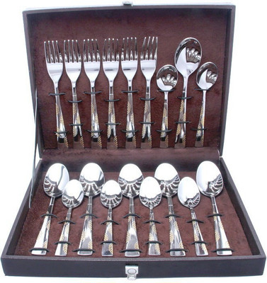 

Shapes Arena gift box Stainless Steel Cutlery Set(Pack of 18)