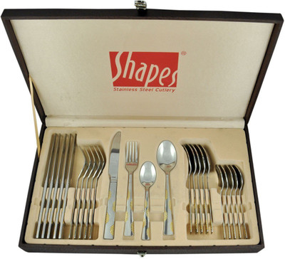 

Shapes Arena with Gift Box Stainless Steel Cutlery Set(Pack of 24)