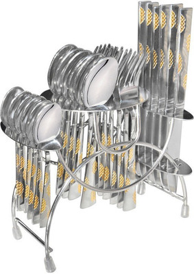 

Shapes ARENA WITH STAND Stainless Steel Cutlery Set(Pack of 24)