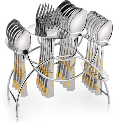 

Shapes Arena Stainless Steel Cutlery Set(Pack of 25)