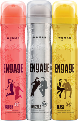 

Engage Combo Pack Deodorant Spray - For Women(495 ml, Pack of 2)
