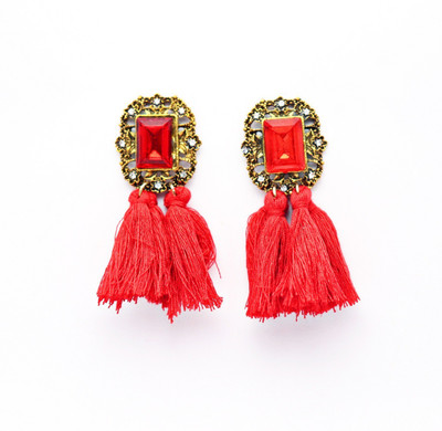 

Rominks The Style Shop Fashion Jewellery Fancy Party Wear Earrings For Women Copper Drop Earring