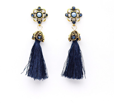 

Rominks The Style Shop Fashion Jewellery Fancy Party Wear Earrings For Women Copper Drop Earring