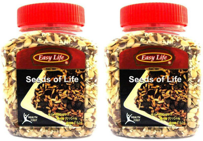 

Easy Life Chia Seeds, Brown Flax Seeds, Quinoa Seeds, Sesame Seeds(300 g, Pack of 2)