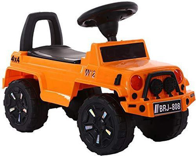 

Baybee Jeep Non Battery Operated Ride On(Orange)