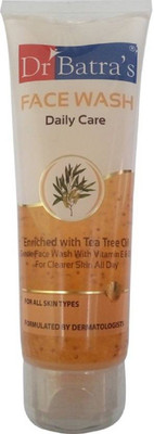 

Dr. Batra's Daily Care Face Wash Enriched With Tea Tree Oil Gentle Face Wash With Vitamin E & B3 For Clear Skin All Day Face Wash(100 g)