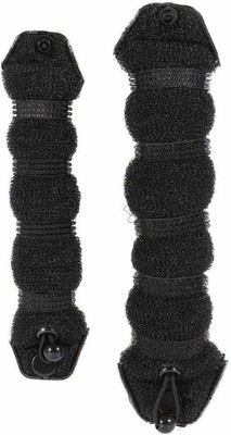 

AGE CARE Stylish Sponge Hair Styling Donut Bun Maker Magic Former Ring Shaper Easy Using Styler Tool Bun(Black)