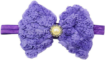 

Pinkblueindia Kids Flower with Pearl Embellishment Head Band(Purple)