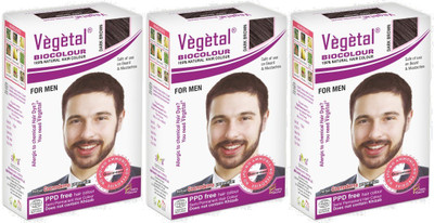 

Vegetal Beard Dark Brown ( 25 gm Ã 3 ) Hair Color(Beard Dark Brown ( 25 gm Ã 3 ))