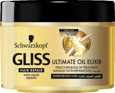 

Schwarzkopf Gliss Hair Repair Ultimate Oil Elixir Structure-Build Up Treatment 150 ml(150 ml)