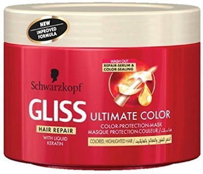 

Schwarzkopf Gliss Hair Repair with Liquid Keratin Ultimate Color Protection Mask 200 ml(200 ml)