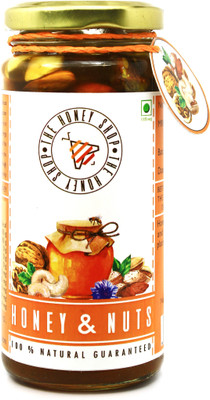 

THE HONEY SHOP Honey and Nuts (100% pure & Natural) - 325 gm(325 g)