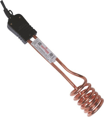 

HAPPY HOME Medium ring copper immersion water heater II 100% Copper II 1500 W II ISI Approved II Schock resistant 1500 Immersion Heater Rod(Thermostat)