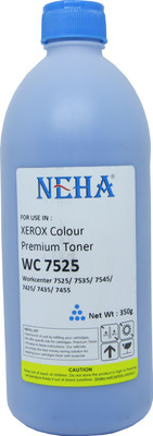 

NEHA CYAN COLOR TONER(350GM) COMPATIBLE FOR XEROX 7525,7530,7535,7545,7556,7425,7435,7455,7345,7335,7325 Single Color Ink Toner(Cyan)