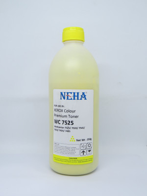 

NEHA YELLOW COLOR TONER(350GM) COMPATIBLE FOR XEROX 7525,7530,7535,7545,7556,7425,7435,7455,7345,7335,7325 Single Color Ink Toner(Yellow)