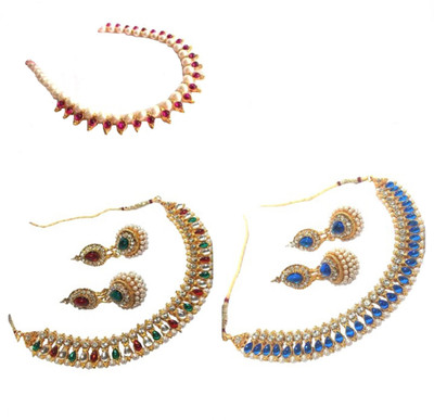 

SHREE MAULI CREATION Alloy Jewel Set(Multicolor)