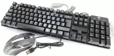 

AltiCare High Quality Water Resistant Durable Gaming Keyboard Mouse Set With LED Light Effect Wired USB Gaming Keyboard(Multicolor)