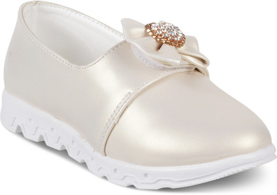 

KITTENS Girls Slip on Ballerinas(Beige