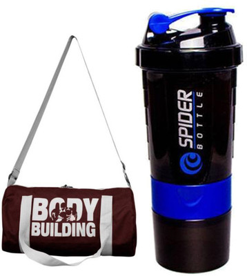 

Snipper Combo Of Bodybuilding Bag Wie and Spider Shaker Purple Gym & Fitness Kit