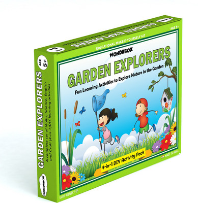

WondrBox Gadern Explorer – Nature learning DIY activities – age 5+ Board Game