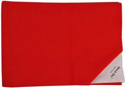 

Quick Dry Cotton Baby Bed Protecting Mat(Red