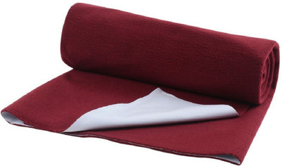 

Quick Dry Cotton Baby Bed Protecting Mat(Maroon