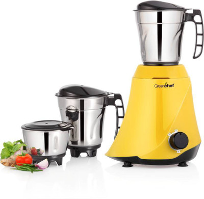 

Greenchef MIXER GRINDER ALTUM 600 Juicer Mixer Grinder(Yellow, 3 Jars)
