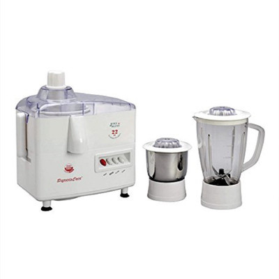 

Signoracare SJG-1500 500 Juicer Mixer Grinder(White, 2 Jars)