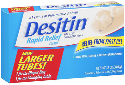 

Desitin Rapid Relief Creamy Nappy Cream 2pk - 340g (12oz)(340 g)