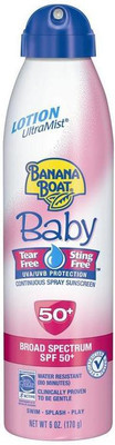 

Banana Boat Continuous Spray Sunscreen SPF50 - 170g (6oz) (Pack of 4)(720 ml)