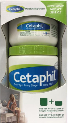 

Cetaphil Moisturizing Cream Combo (Pack of 2) - 1 x 566G (20oz) + 1 x 250g(8.8oz)(816 g)