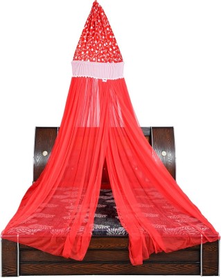 Creative Textiles Polyester Adults Washable Good Night Sleep Mosquito Net(Multicolor, Ceiling Hung)