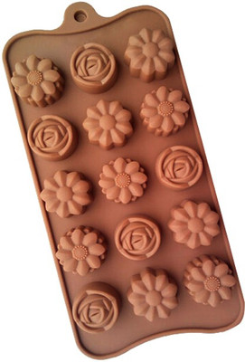 

Futaba 3 Style of Flowers - Cup Fondant Decoration Mould(Pack of 1)