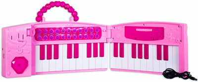 

The Kiddy Depot Portable Electronic Piano 37 Keys - Foldable Musical Instrument(Pink)