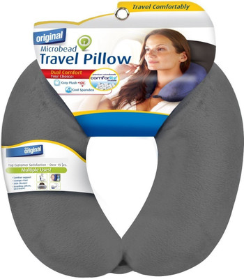 

Royalkart Ultra Premium MicroBeads Travel Neck Pillow - Grey For Car, Bus, Train & Flight Neck Pillow(Grey), N/a