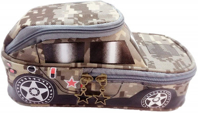 

FORE TREND Pencil Case Vehicle Pen Pouch Bag Car Shape Art Polyester Pencil Box(Set of 1, Multicolor)