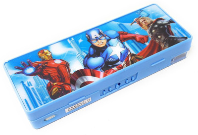

Parteet pencil box Penciil box Art Plastic Pencil Box(Set of 1, Multicolor)