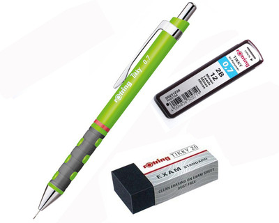 

rotring Promo Set Graphite Lead, Eraser & 0.7mm Neon Green Mechanical Pencil(Neon Green)