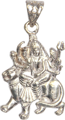 

HIGH POLISH SILVER SHERAN WALI MATA LOCKET Silver Pendant