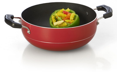 

Anjali Kadhai 19 cm(Aluminium, Non-stick), Red